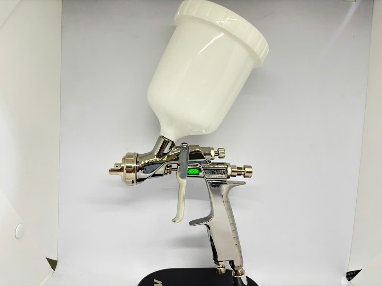 Súng phun sơn cỡ lớn cốc chính giữa WIDER4 model thay thế cho W400